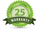 25 year warranty