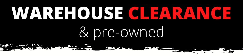 Most of the Clearance and Pre-owned items listed also come with our famous 60-Day,Money-back  Guarantee