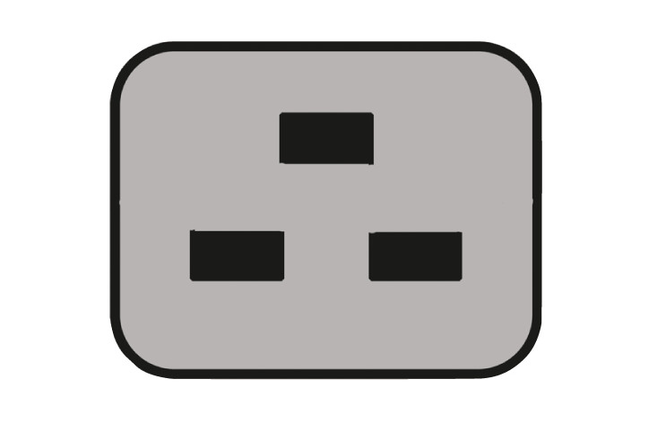 High Current IEC socket diagram