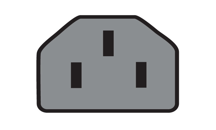 Standard IEC socket diagram