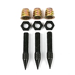 8mm Spiked Feet Kit of 3